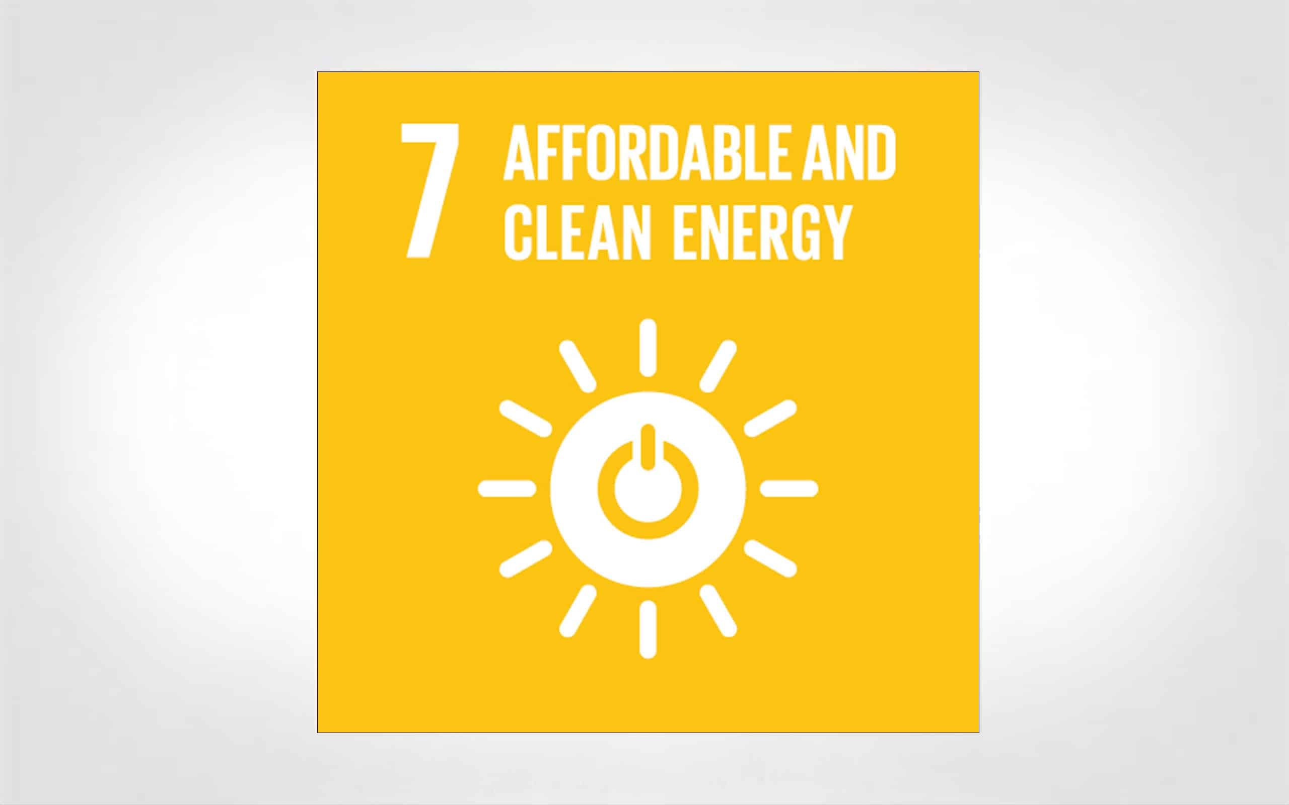SDG Goal 7 — Energia pulita e accessibile